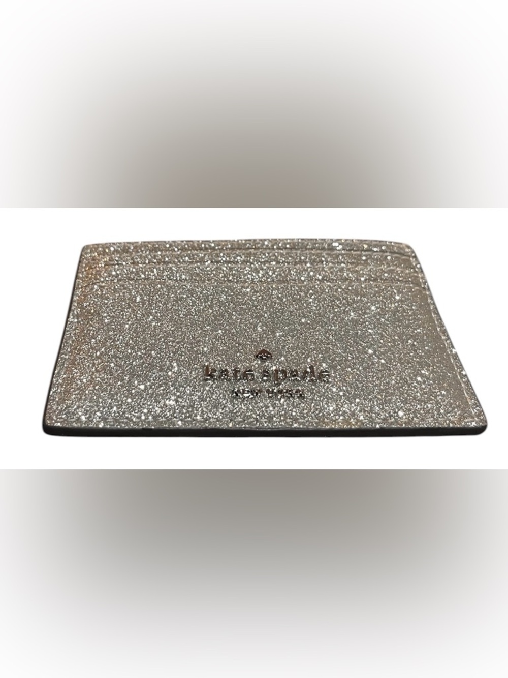 KATE SPADE Glittery card holder